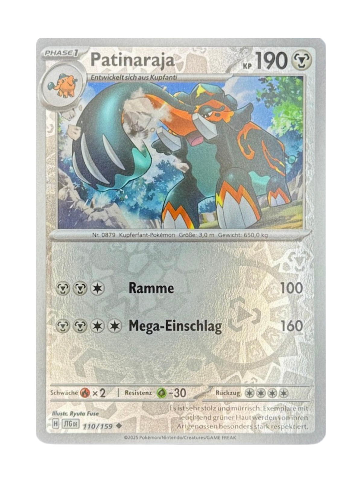JTG 110/159 - Patinaraja - Reverse Holo