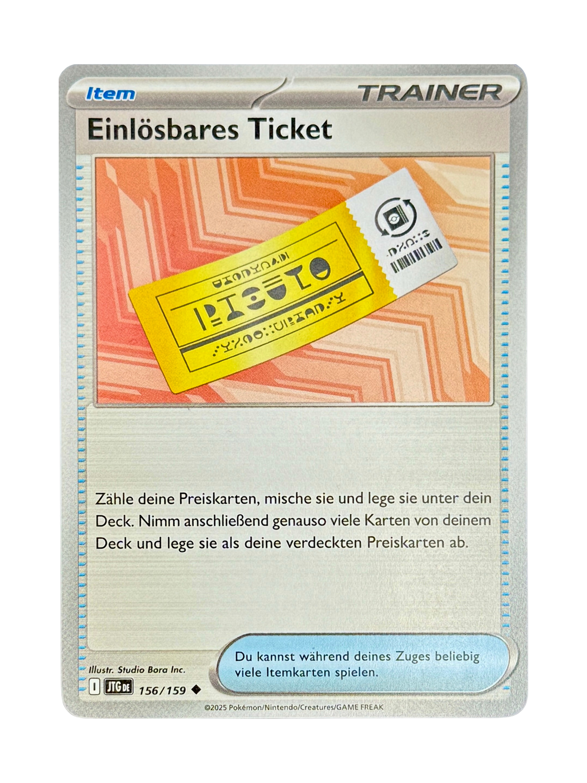 JTG 156/159 - Einlösbares Ticket