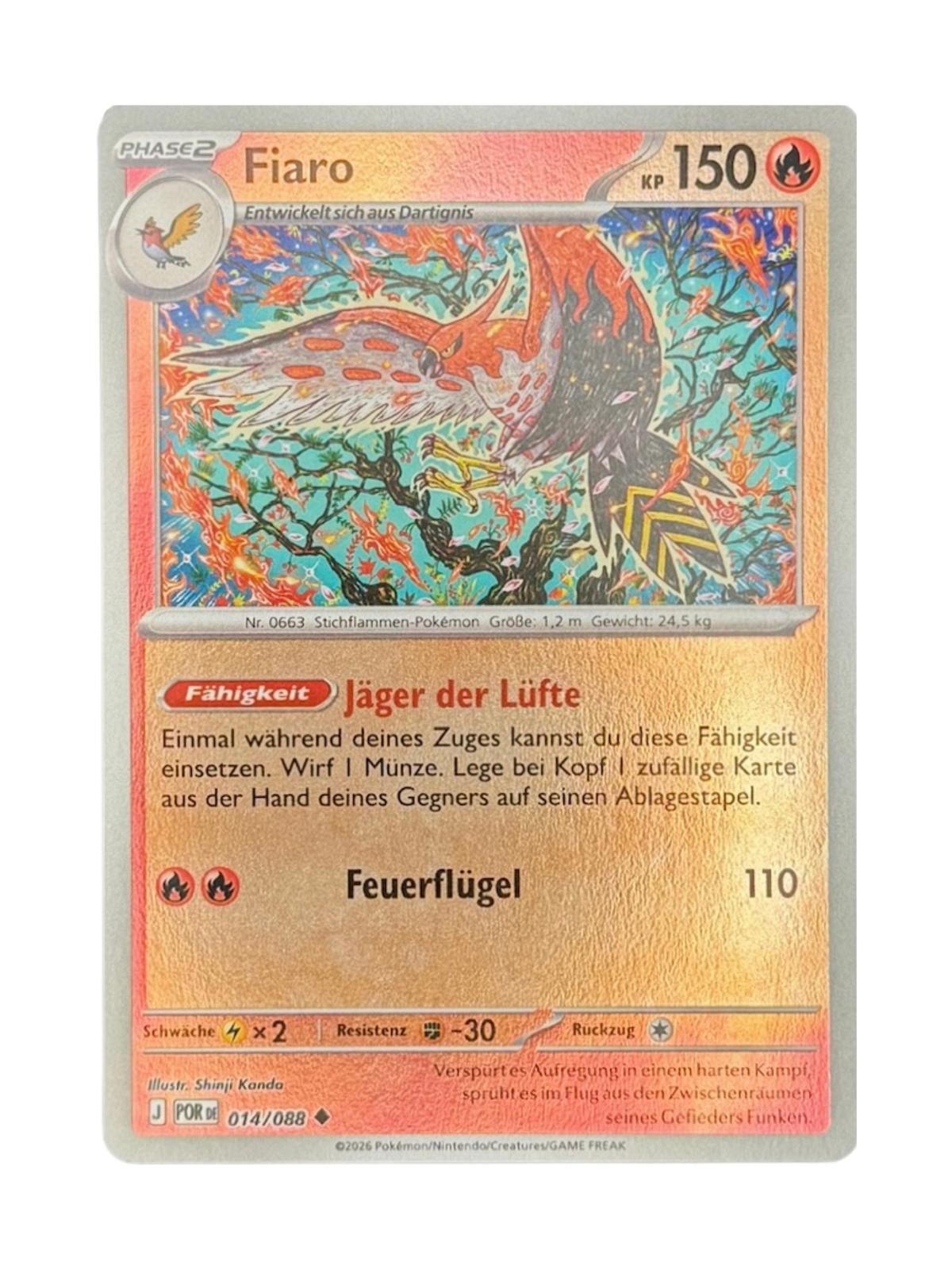 POR 014/088 - Fiaro - Reverse Holo