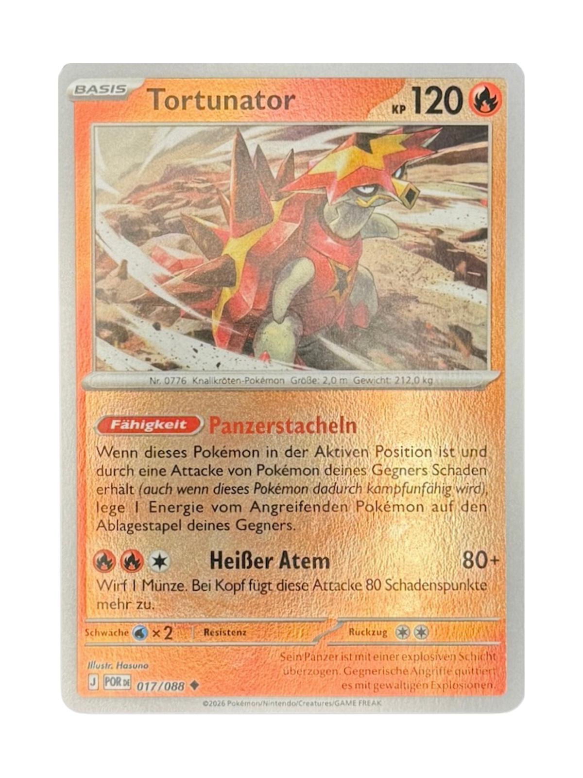 POR 017/088 - Tortunator - Reverse Holo