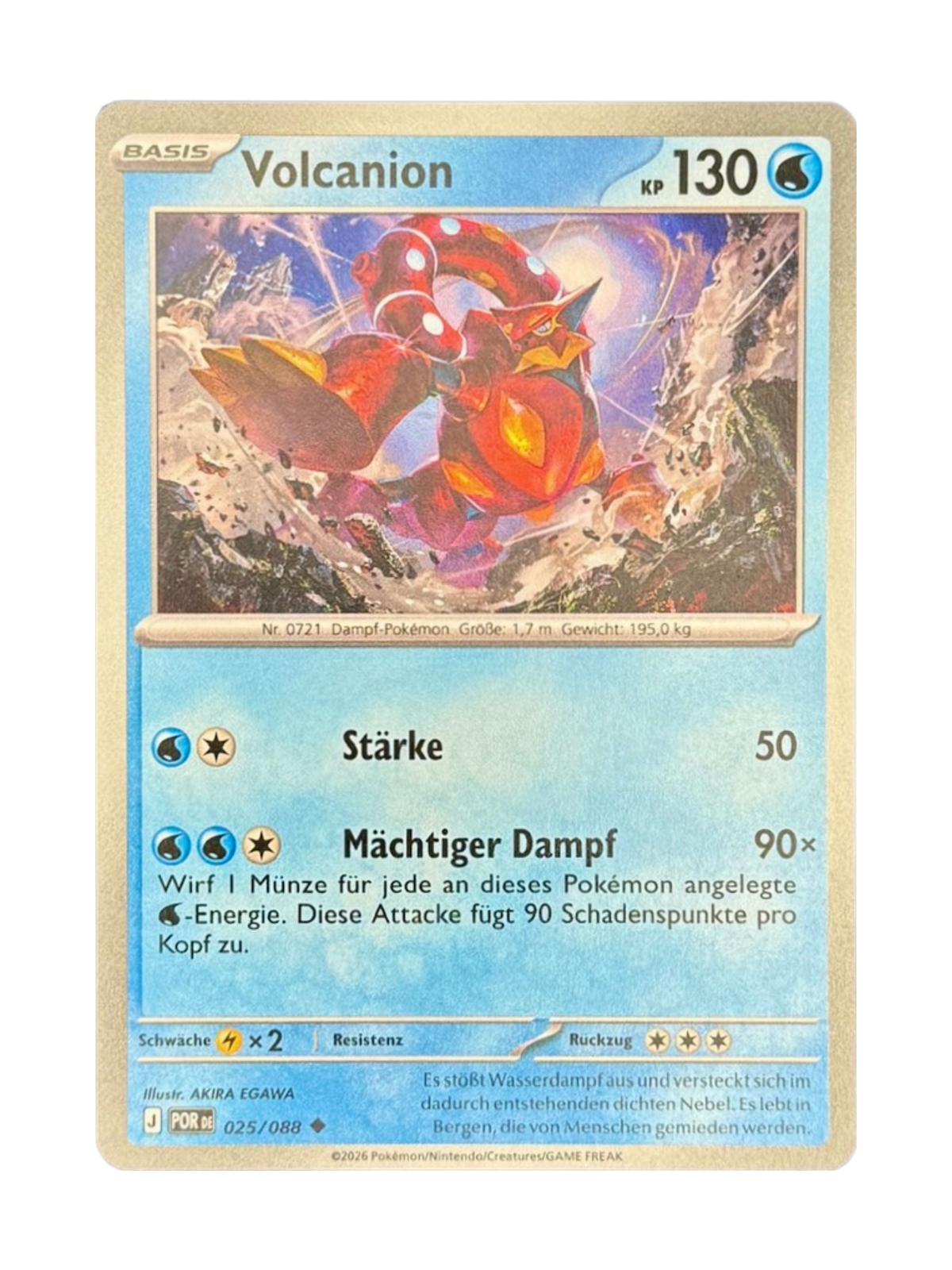 POR 025/088 - Volcanion