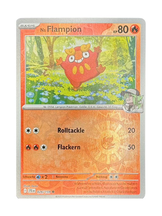 JTG 026/159 - Ns Flampion - Reverse Holo