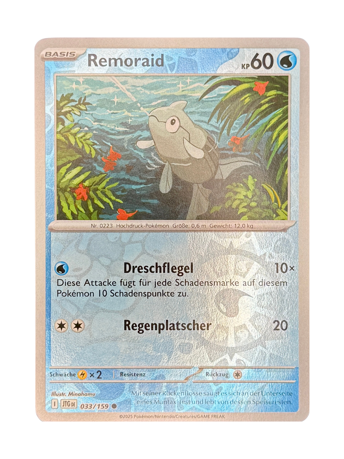 JTG 033/159 - Remoraid - Reverse Holo