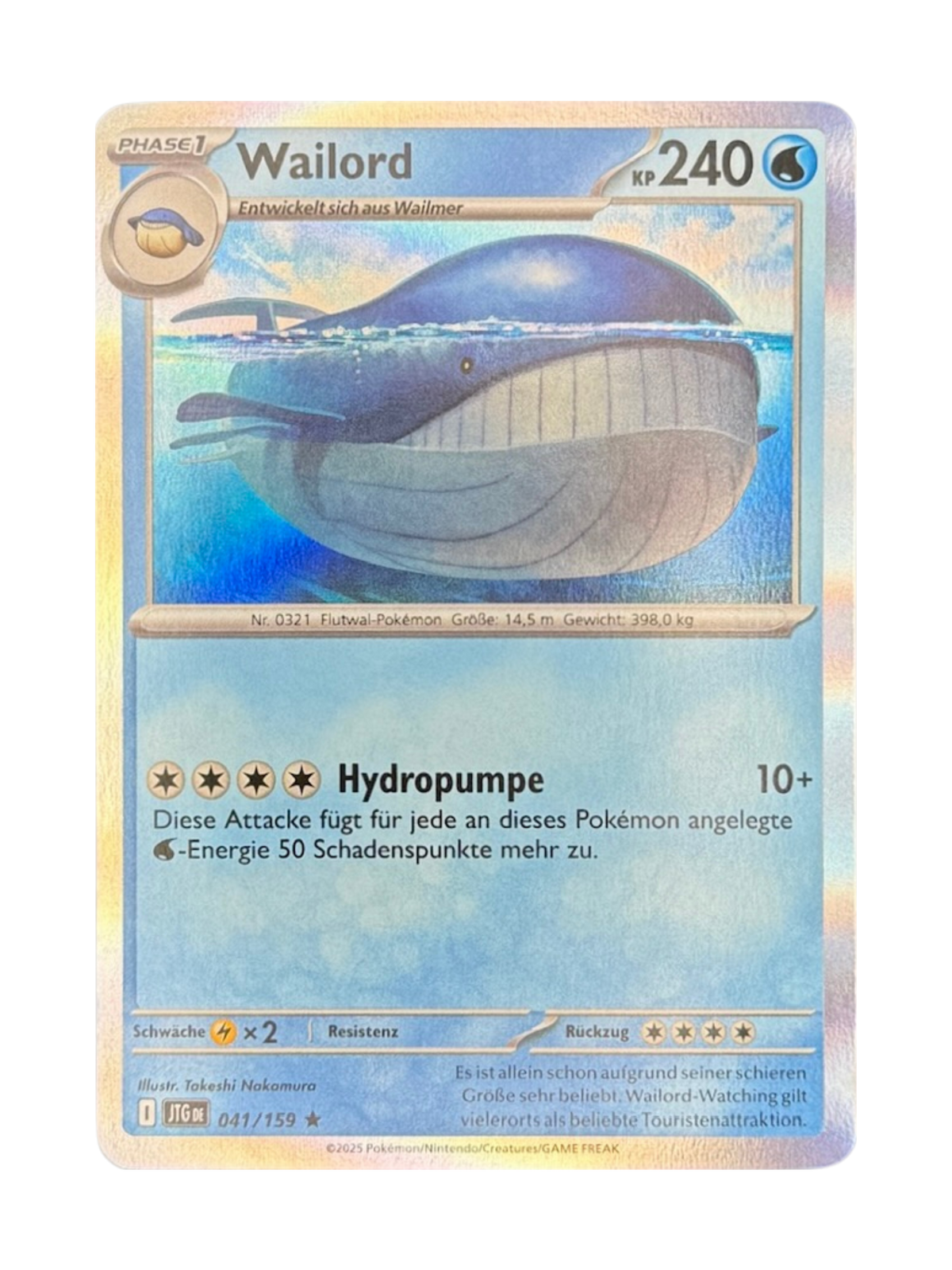 JTG 041/159 - Wailord - Holo