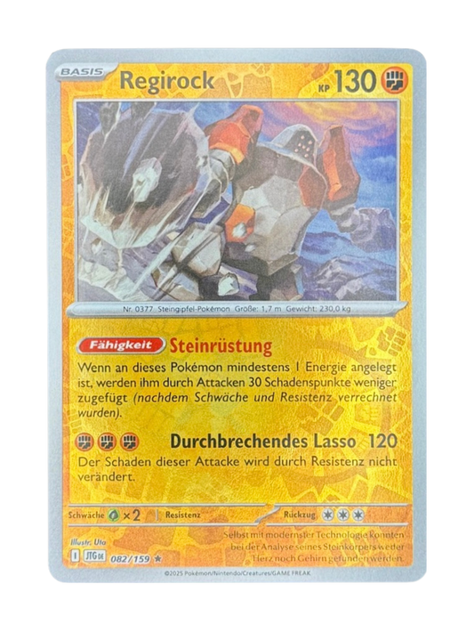 JTG 082/159 - Regirock - Reverse Holo