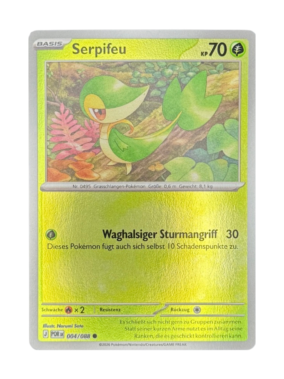 POR 004/088 - Serpifeu - Reverse Holo