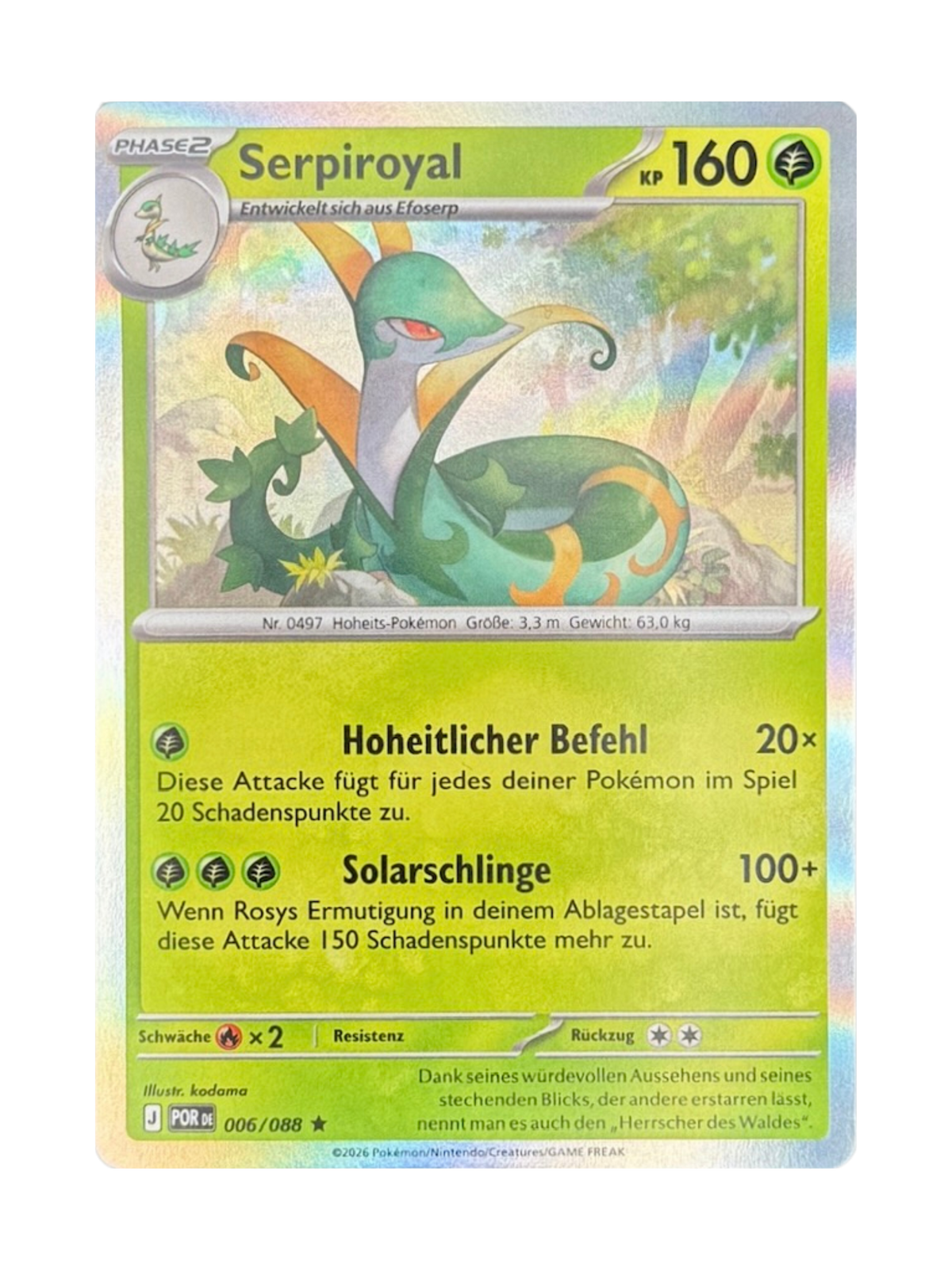 POR 006/088 - Serpiroyal - Holo